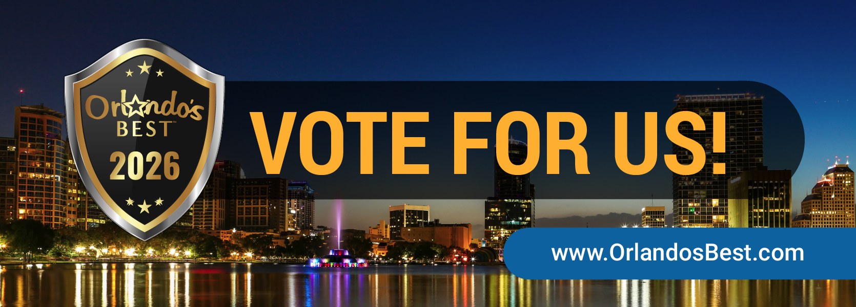 Orlando's Best 2026 — Vote for us at OrlandosBest.com