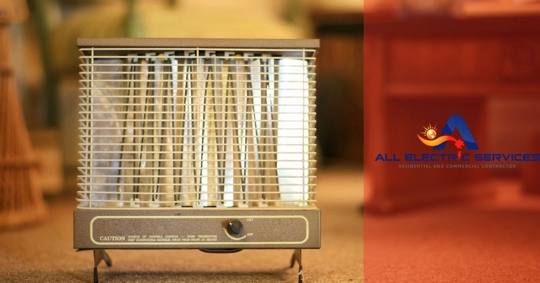 Photo of a space heater