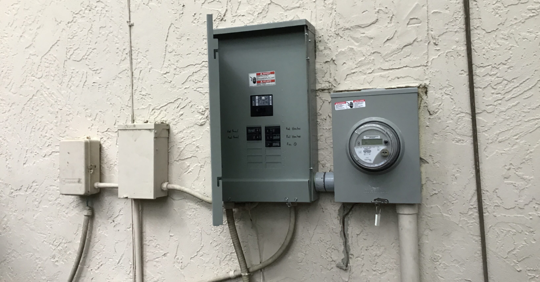 electrical panel and meter upgrade